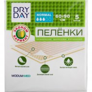 Пеленки гигиенические для взрослых «Dry Day» Normal, 60х90 см, 5 шт