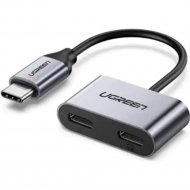 Переходник «Ugreen» USB-C One-Two Converter CM232, 60165
