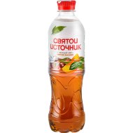 Напиток нега­зи­ро­ван­ный «Святой Источник» черный чай, персик - жасмин, 0.5 л