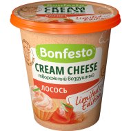 Сыр творожный «Bonfesto» лосось, 65%, 125 г