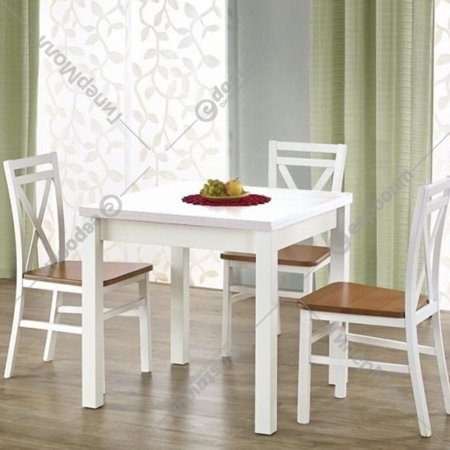 Обеденный стол «Halmar» Gracjan, раскладной, белый