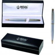 Ручка шариковая «Regal» Buckingham, серебристый/золотой, L-16-603B
