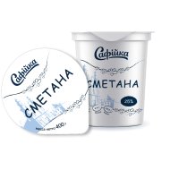 Сметана «Сафийка» 25 %, 400 г