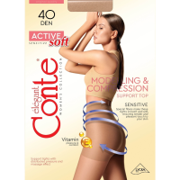 

Колг жен."CONTE"(EL Act Soft,nero4,40d)