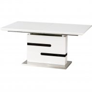 Обеденный стол «Halmar» Monaco, раскладной, бело-серый