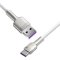 Кабель Baseus Cafule, Metal Data USB to Type-C 66W, White, CAKF000102, 1 м