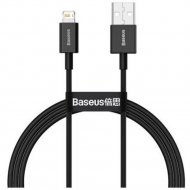 Кабель «Baseus» Superior, Fast Charging Data USB to iP 2.4A, Black, CALYS-A01, 1 м