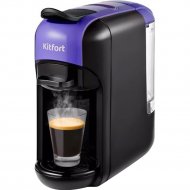 Кофеварка «Kitfort» KT-7105-1, черный/фиолетовый