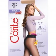 Колготки женские «Conte» Top Soft, 20 den, размер 3, nero