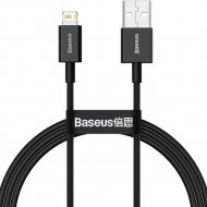 Кабель «Baseus» Superior, Fast Charging Data USB to iP 2.4A, Black, CALYS-C01, 2 м