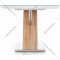 Обеденный стол «Halmar» Nexus, белый/дуб сонома