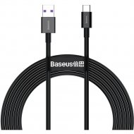 Кабель «Baseus» Superior, Fast Charging Data USB to Type-C 66W, Black, CATYS-A01, 2 м