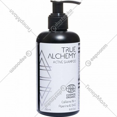 Шампунь «True Alchemy» Cosmos organic, Active shampoo Hydrolyzed Keratin 0.3% + Proteins 1%, 250 мл