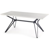 Обеденный стол «Halmar» Pascal, бело-черный