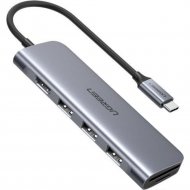 USB-хаб «Ugreen» CM195, Space Gray, 70410