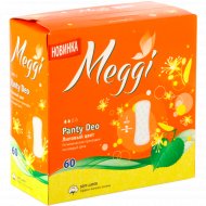 Гигиенические прокладки «Meggi» Panty Deo, липовый цвет, 60 шт.