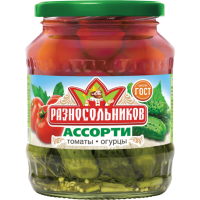 

Ассорти мар"РАЗНОСОЛЬНИКОВ"(том/огу)680г