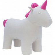 Пуф «Leset» Unicorn, белый/розовый