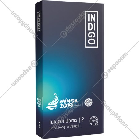 Презервативы «Indigo» Lux №2 ультрапрочные, ультратонкие, 2 шт