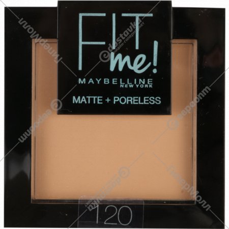 Пудра компактная «Maybelline» FIT me!, Матовая кожа + Невидимые поры, тон 120
