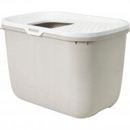 Туалет-лоток «Savic» Hop in, белый/мокка, 58.5х39х39.5 см