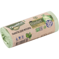 

Пакеты д/мусор"QUALITA"(eco life)35л30шт