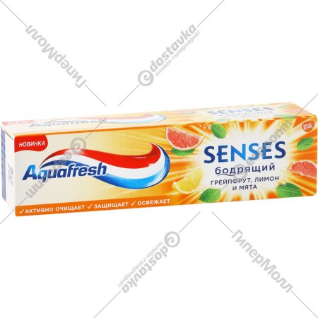 Зубная паста «Aquafresh» Senses, бодрящий, 75 мл