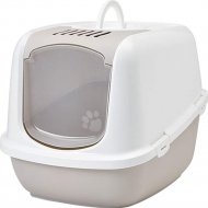 Туалет-домик «Savic» Nestor Jumbo, белый/мокко, 66.5х48.5х46.5 см