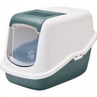 Туалет-домик «Savic» Nestor, белый/зеленый, 56х39х38.5 см