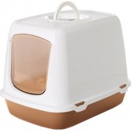 Туалет-домик «Savic» Oscar, белый/коричневый, 50х37х39 см