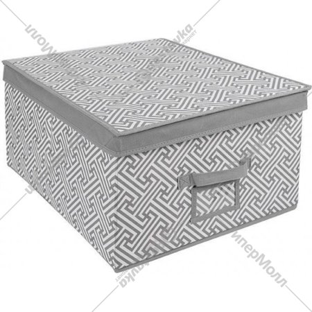 Короб для хранения «Handy Home» Орнамент, 93057, серый, 500х400х250 мм