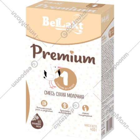Смесь молочная сухая «Беллакт» Premium 1, с 0 до 6 месяцев, 400 г