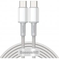 Кабель «Baseus» Dynamic, Fast Charging Data Type-C to Type-C 100W, White, CALD000202, 1 м