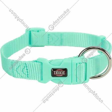Ошейник «Trixie» Premium Collar, нейлон, мятный, размер L-XL, 2.5х40-65 см
