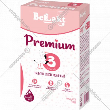Напиток молочный сухой «Беллакт» Premium 3, с 12 месяцев, 400 г