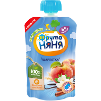 

Пюре "ФРУТОНЯНЯ" (яблоки с печеньем) 90г