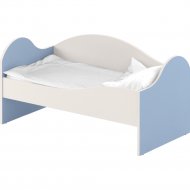 Детская кровать «Славянская столица» ДУ-КО12-2, белый/капри синий