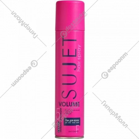 Лак для волос «Sujet» Volume, очень сильная фиксация, 180 мл