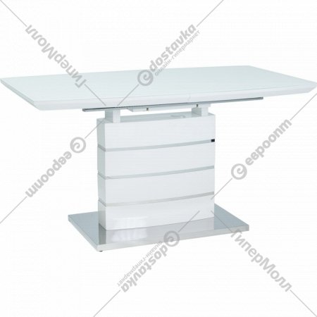 Обеденный стол «Signal» Leonardo 140, раскладной, белый лак