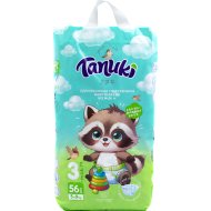Подгузн.дет.однор.«TANUKI»(р3, M)56шт