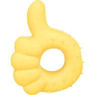 Игрушка для собак «Trixie» Палец вверх, со звуком, желтый, 14 см