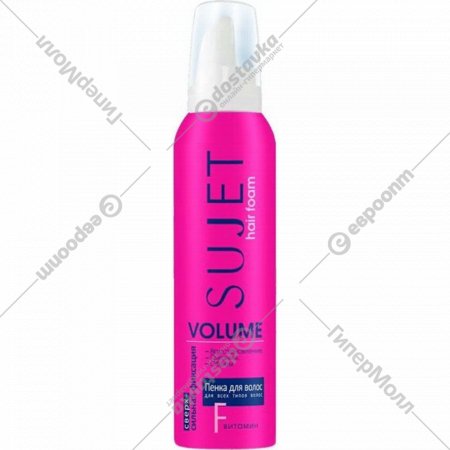 Пенка для волос «Sujet» Volume, сверхсильная фиксация, 160 мл
