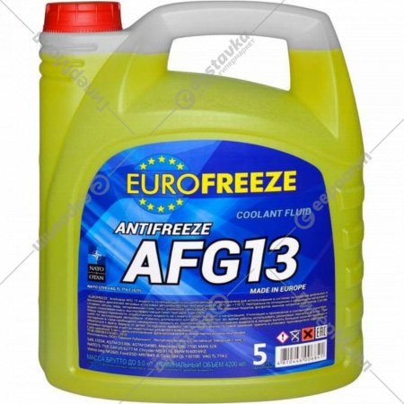 Антифриз «Eurofreeze» AFG 13, желтый, 4.8 кг
