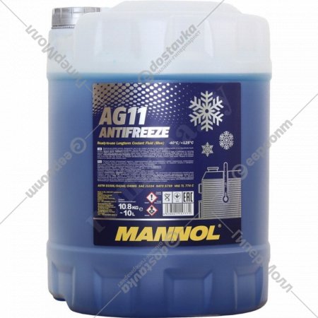 Антифриз «Mannol» AG11-40, blue, 10 л