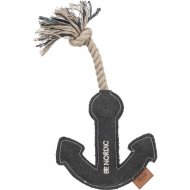 Игрушка для собак «Trixie» Be Nordic, Якорь, на веревке, ткань/веревка, 30 см