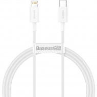 Кабель «Baseus» Superior, Fast Charging Data Type-C to iP PD 20W, White, CATLYS-A02, 1 м