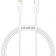 Кабель «Baseus» Superior, Fast Charging Data Type-C to iP PD 20W, White, CATLYS-C02, 2 м