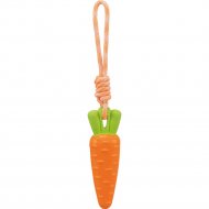 Игрушка для собак «Trixie» Морковь на веревке, со звуком, 20/39 cм