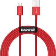 Кабель «Baseus» Superior, Fast Charging Data USB to iP 2.4A, Red, CALYS-C09, 2 м