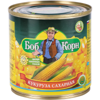 

Кукуруза "BOB CORN"(сахарн,ж/б) 400 г